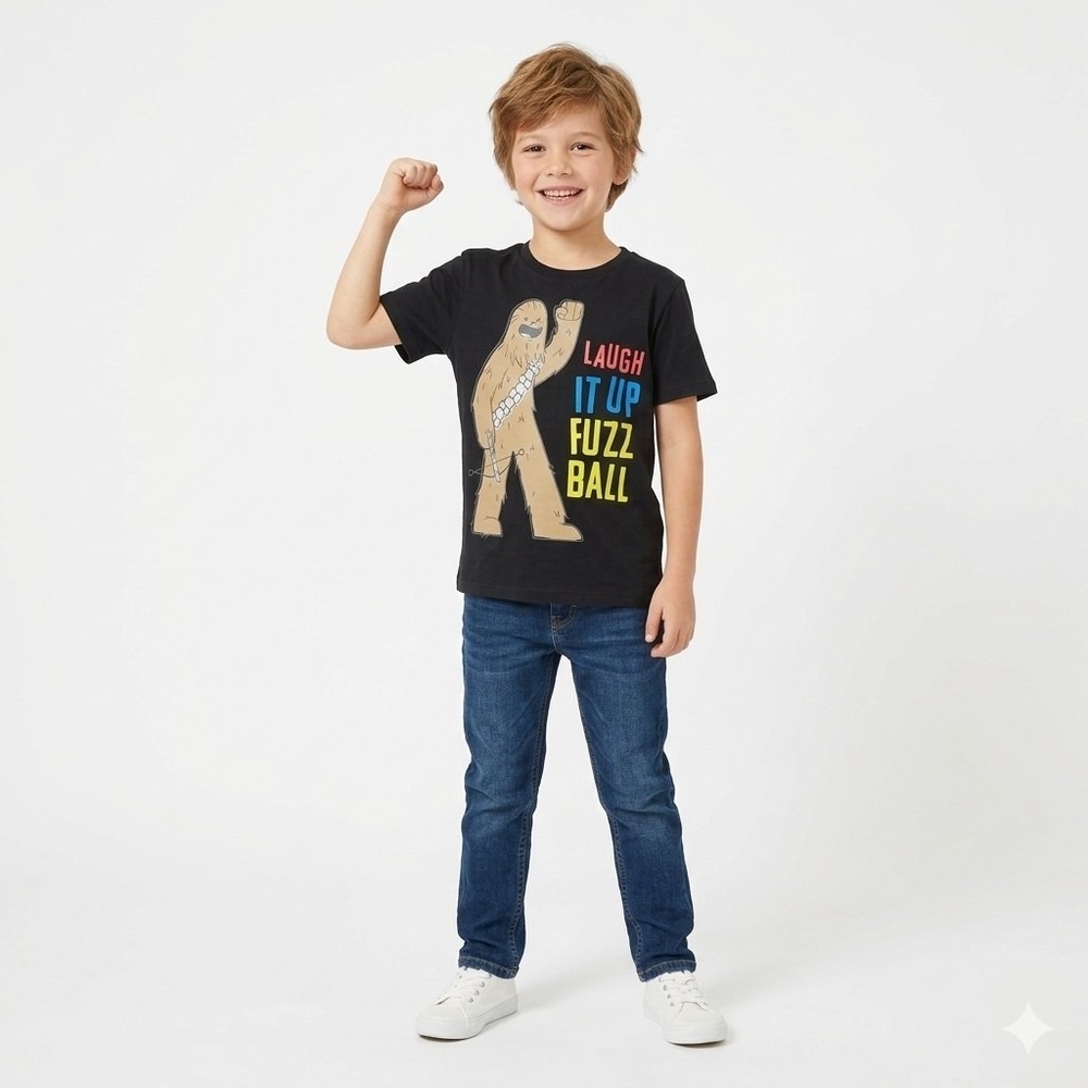 Star Wars Chwbacca Laugh It Up Fuzz Ball T-chirt Teen XXL Boys